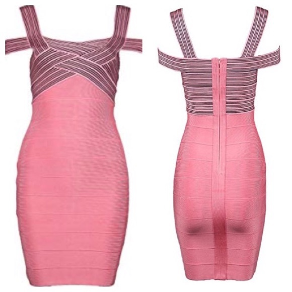 Marley Pink Bandage Dress - Picture 3 of 4
